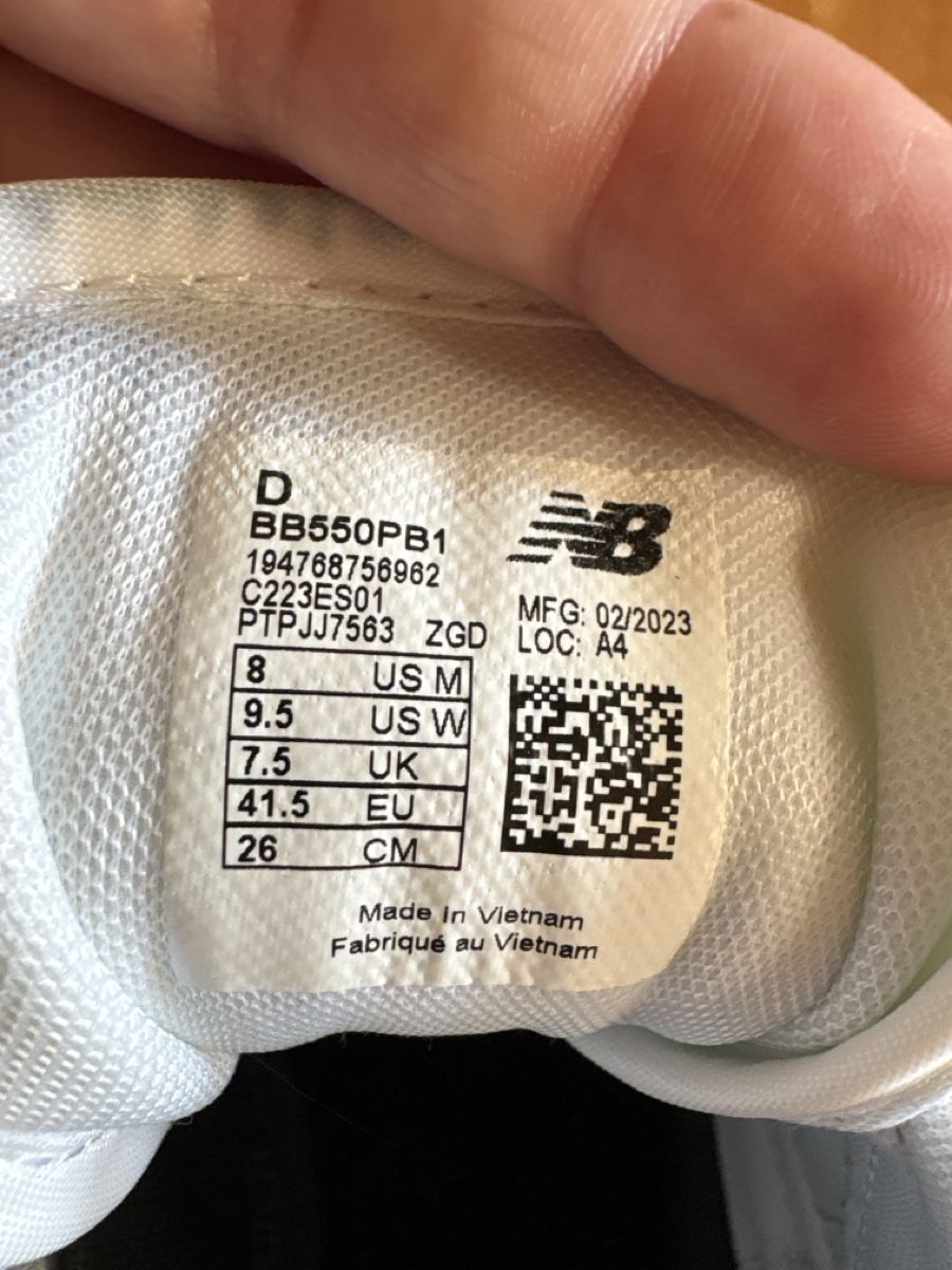 New Balance Herrenschuhe: Sneacker von new balance / weiss – Gebraucht aus Rümlang von euqinom16 7