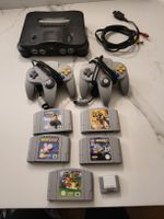Nintendo 64 Konsole mit 2 Controller & 5 Spiele, Top!