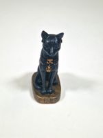 Altägyptische Göttin Katzenstatue