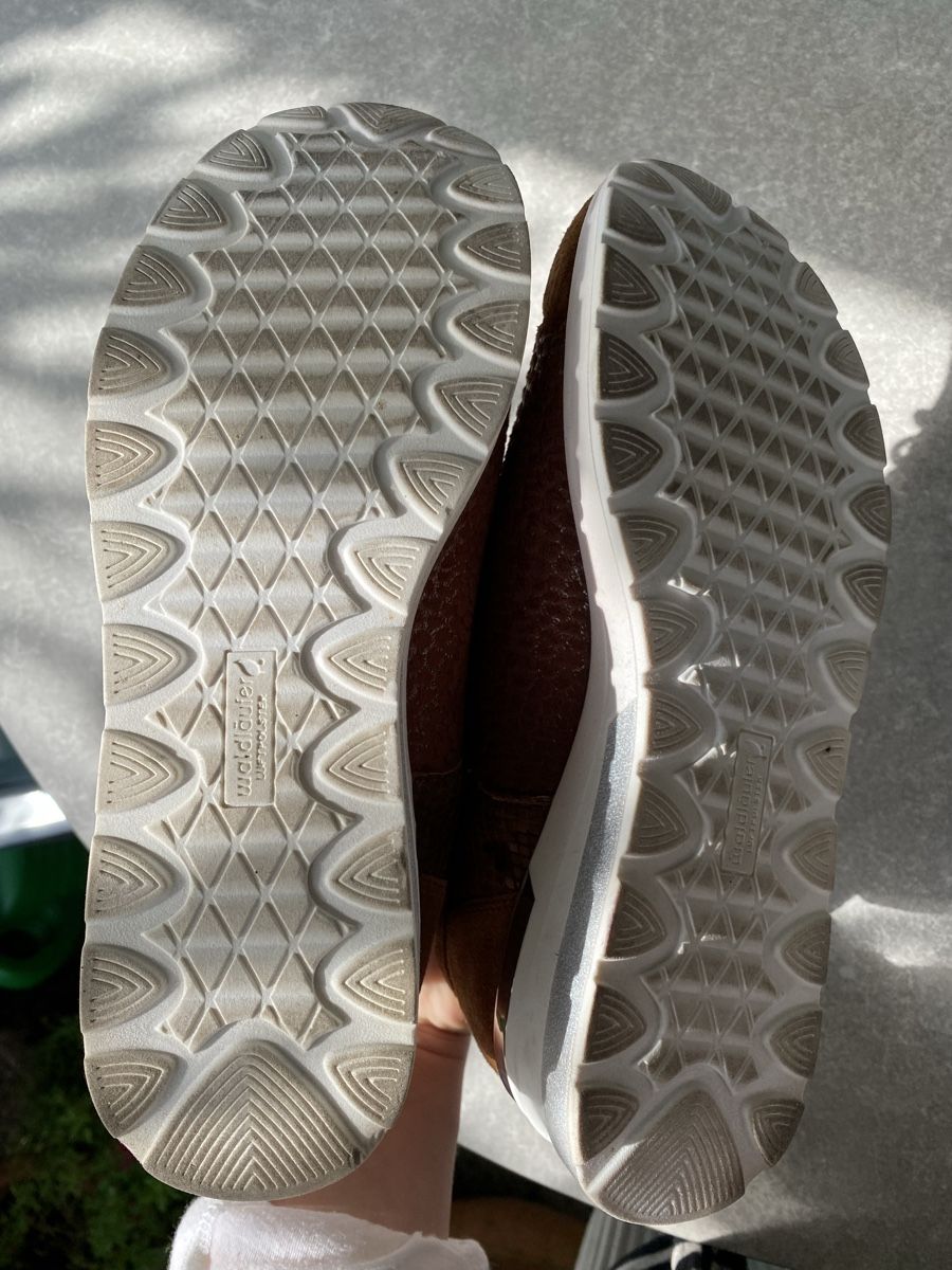 Damenschuhe: Waldläufer braune Ledersneaker, Grösse 41 – Neu (gemäss Beschreibung) aus Hünenberg von a.u.849 5