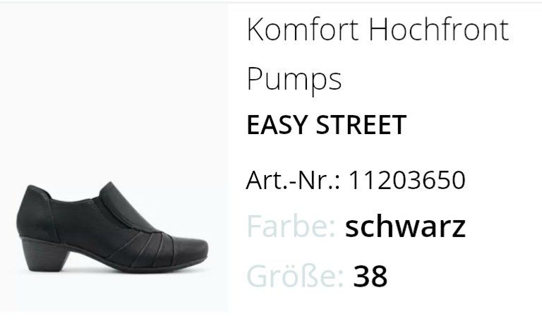 Damenschuhe: Pumps schwarz Grösse 38, neu – Neu und originalverpackt aus Winterthur von bibummi 1