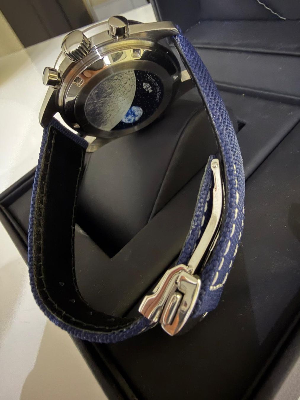 Omega Orologi: Exklusiver MoonMOD Snoopy: Stahl & Saphirglas – Nuovo (secondo la descrizione) da Birrhard venduto da zin_26cw 2