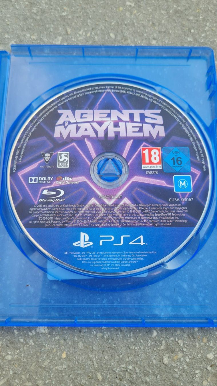 Sony Giochi: Agent  Mayem / Blue-Ray Disc / Games / PS4 / JG 2017 – Usato da Safenwil venduto da Husqi2000 2