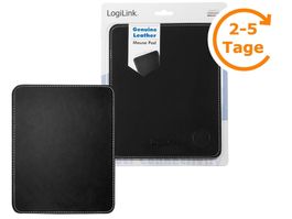 Maus Pad im Lederdesign, schwarz