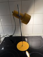 Vintage Tischlampe gelb verstellbar guter Zustand