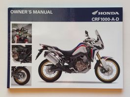 Honda CRF1000-A-D - Owners' Manual (Benutzerhandbuch)