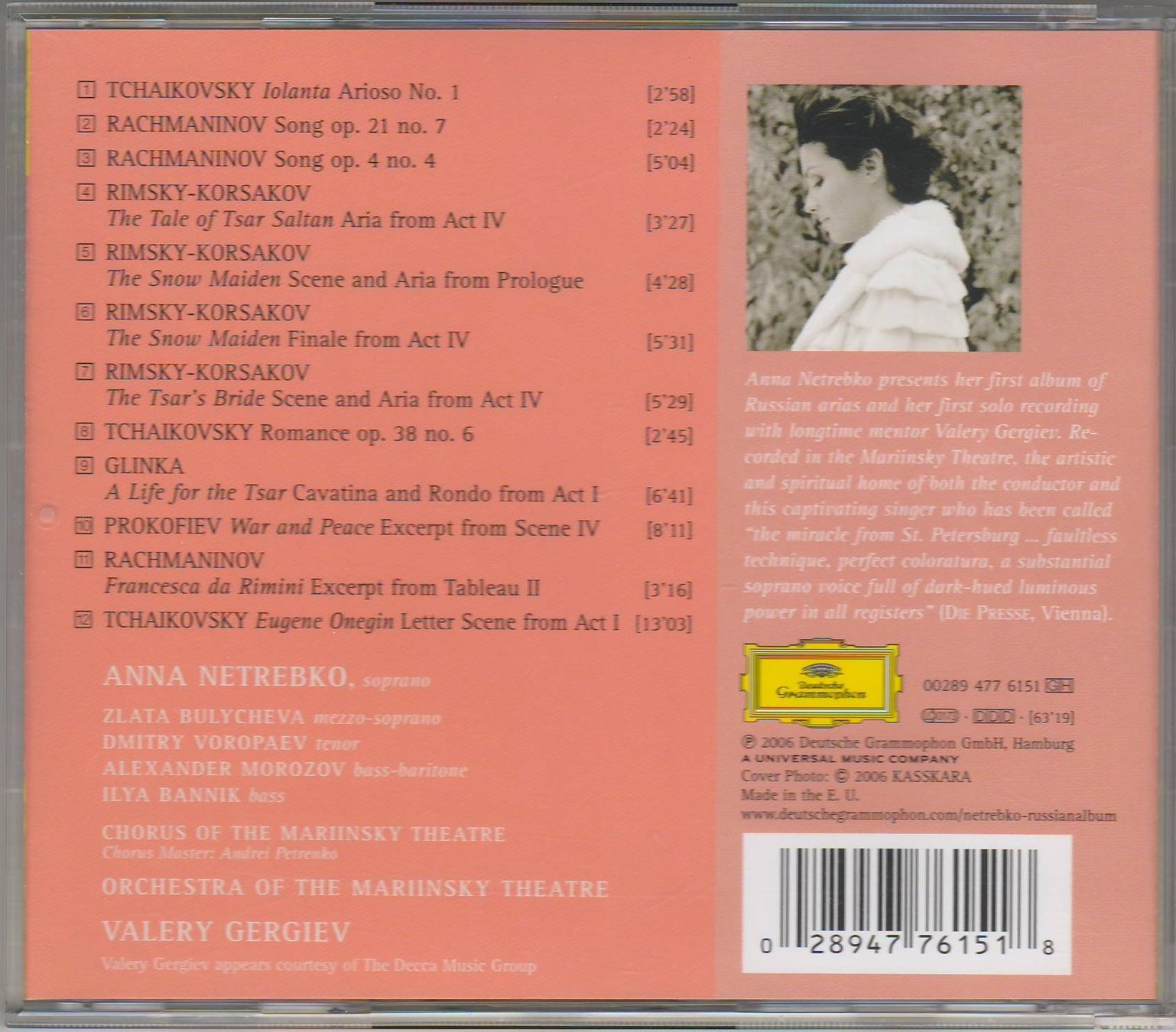 CDs: Anna Netrebko - Russian Album - Valery Gergiev – Gebraucht aus Schindellegi von Peter8834 1