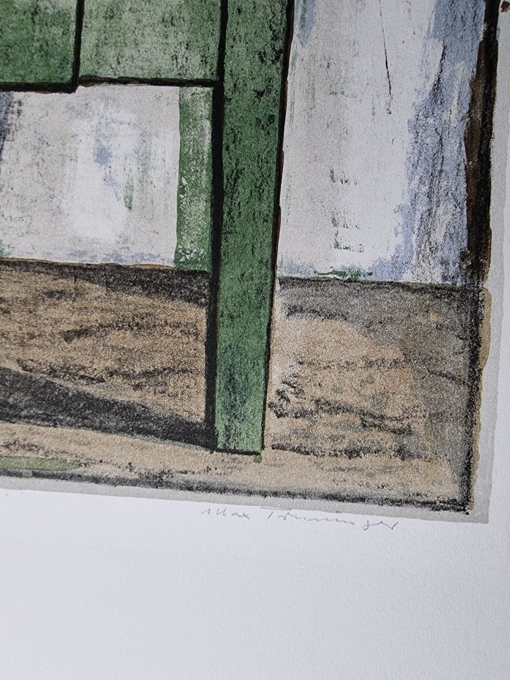 Grafica & Litografie: MAX TRUNINGER LITHOGRAPHIE SIGNIERT NUMMERIERT MIT WIDMUNG – Usato da Gersau venduto da kunst-online 3