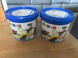 2 Baustein Eimer clics Bausteine