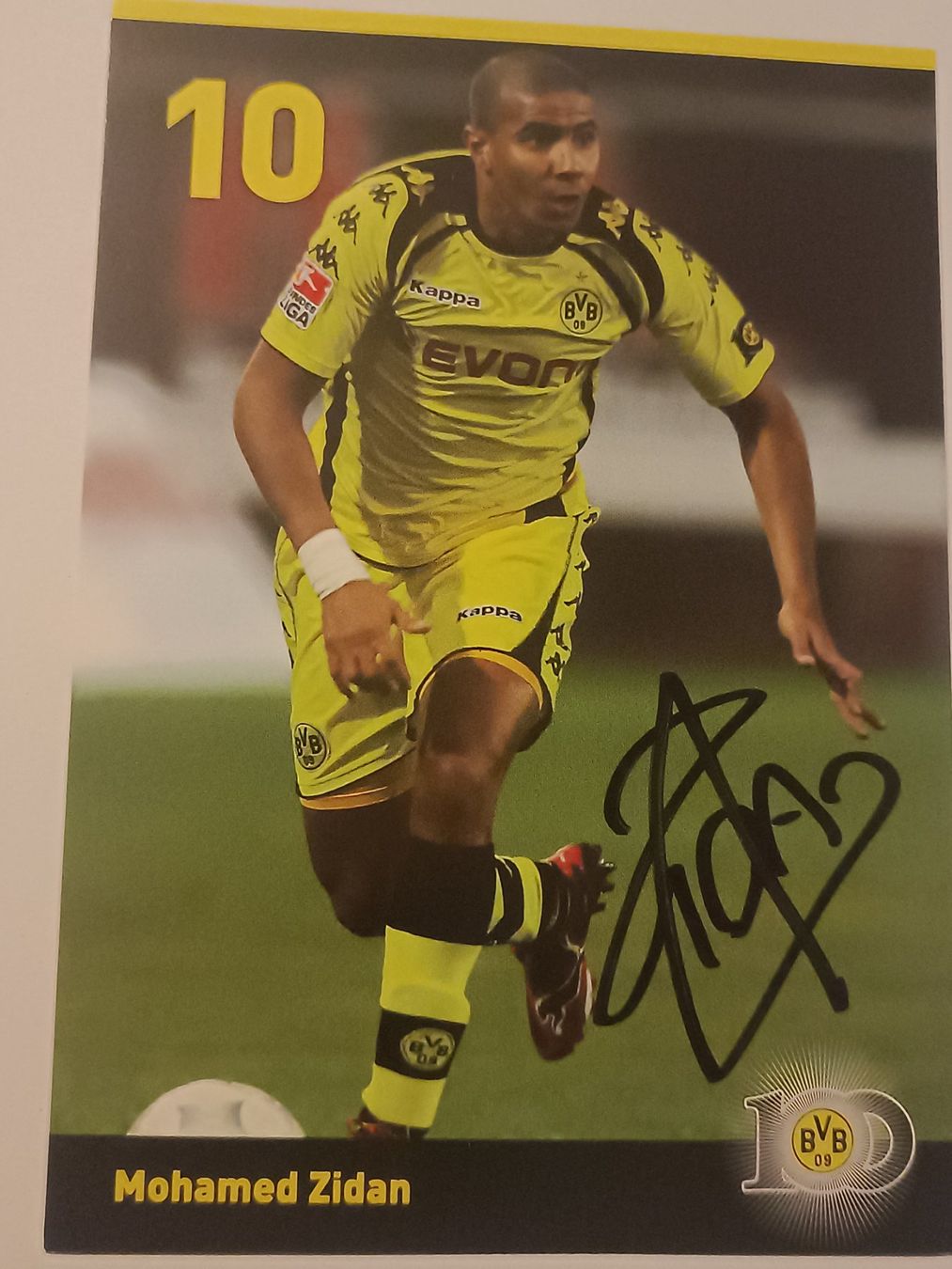 Autografi: Mohamed Zidan - BorussiaDortmund - BVB Handsigniert – Usato da Menziken venduto da Artographs