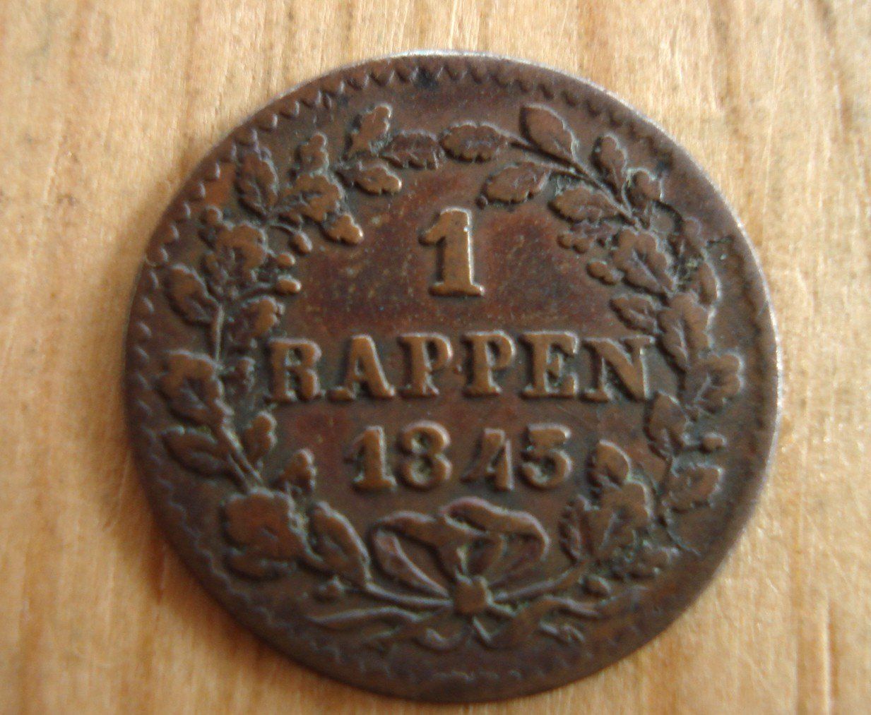Tutti le monete: (D3) Luzern Rappen 1845 – Usato da Erlach venduto da Net-Coins 1