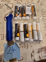 Mini Farbroller Set: 1x Halterung 16x Walzen  5 davon breit