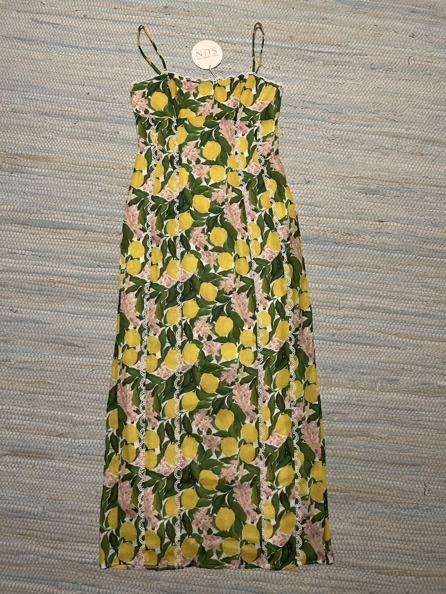 Vestiti: Lemon Print Long Dress – Nuovo (secondo la descrizione) da St.Josefen venduto da lop_lh8d 1