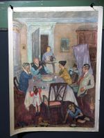 Vintage Schulwandbild FAMILIE, Walter Sautter #G21 LxB: 65,5