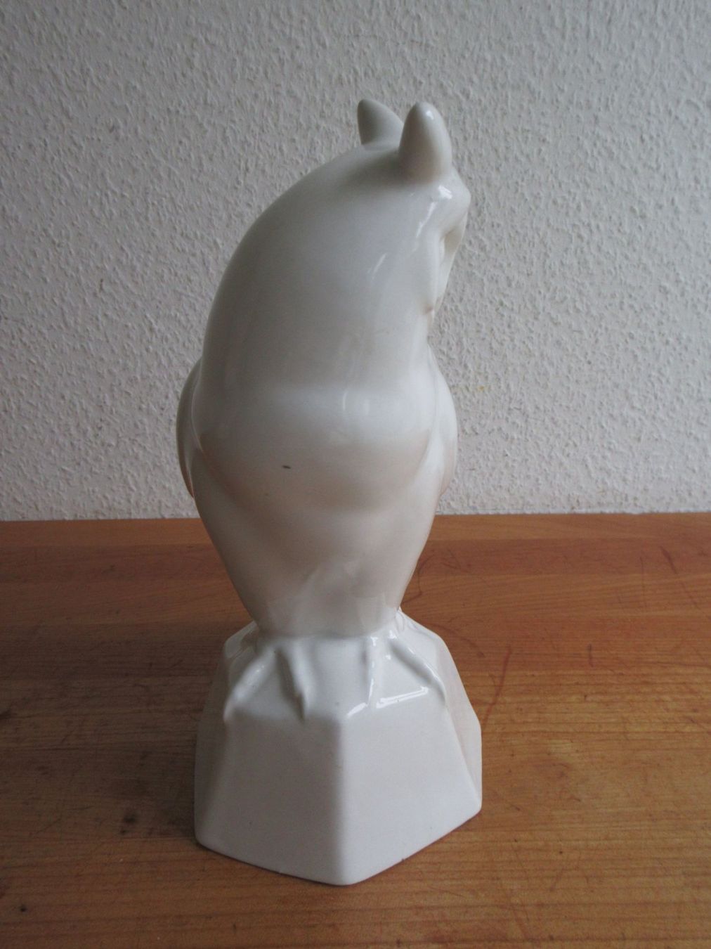 Statuette: Laufen Keramik - weiss Eule, selten! – Usato da Binningen venduto da mondoantico 1