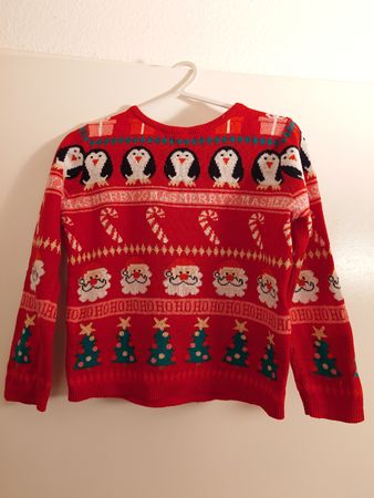 Kinder Weihnachtspullover, Grösse 98/104