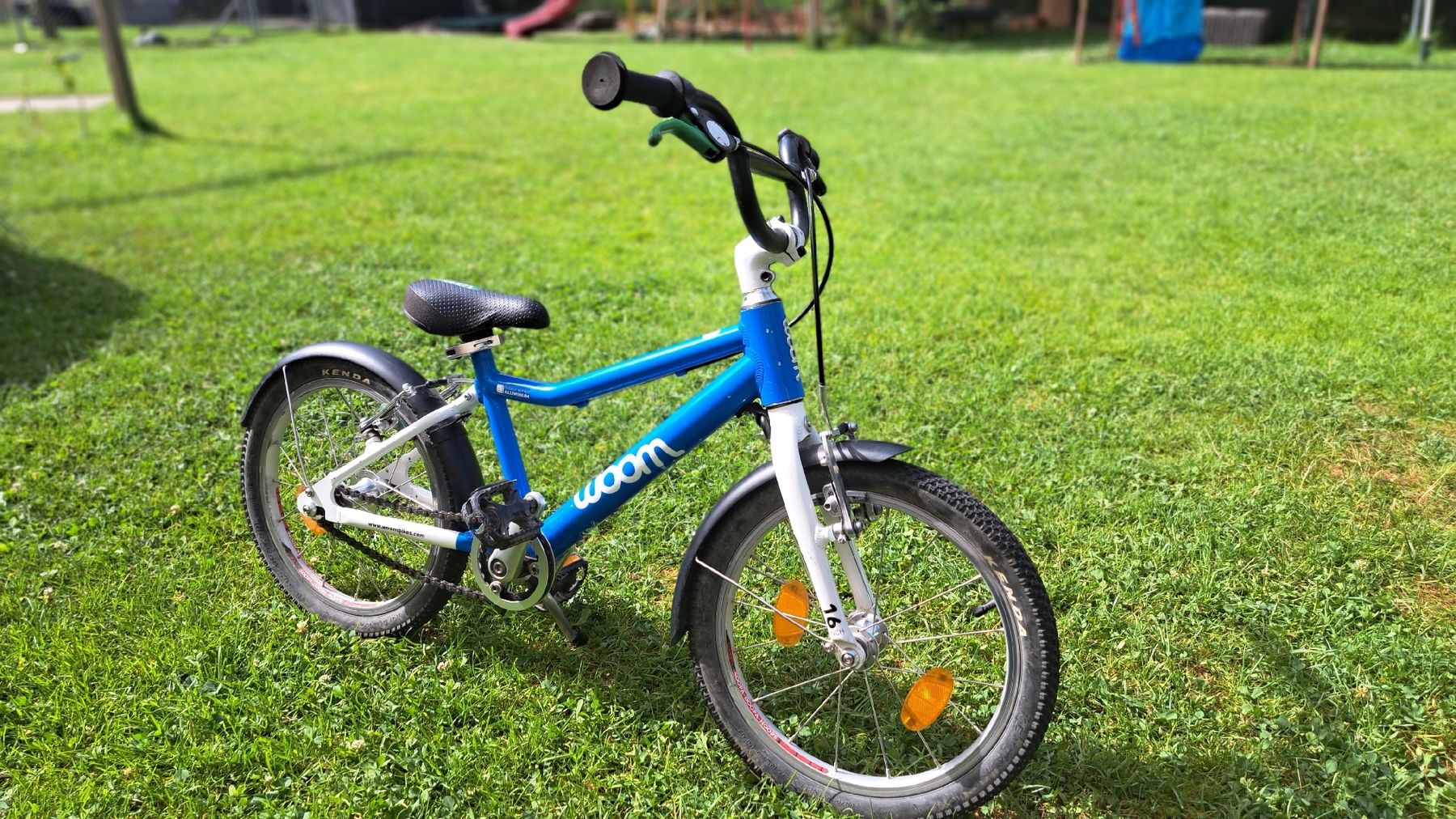 Woom Biciclette: Woom 3 Kinderfahrrad in Blau – Usato da Wetzikon ZH venduto da LTFKL5
