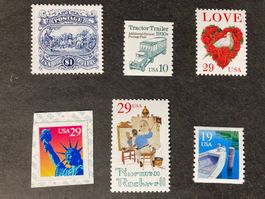 USA 1994 Lot Briefmarken postfrisch Mai - Juli