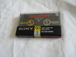 1x Sony Walkman 90 Audio Kassette Tape Type II 2 Chrome