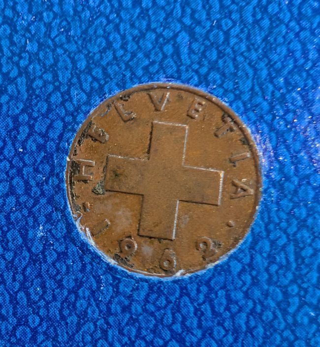 Tutti le monete: 1 Rappen 1962 – Usato da Arch venduto da coinsandmore