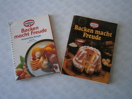 2 Oetker Backen macht Freude Kochbücher