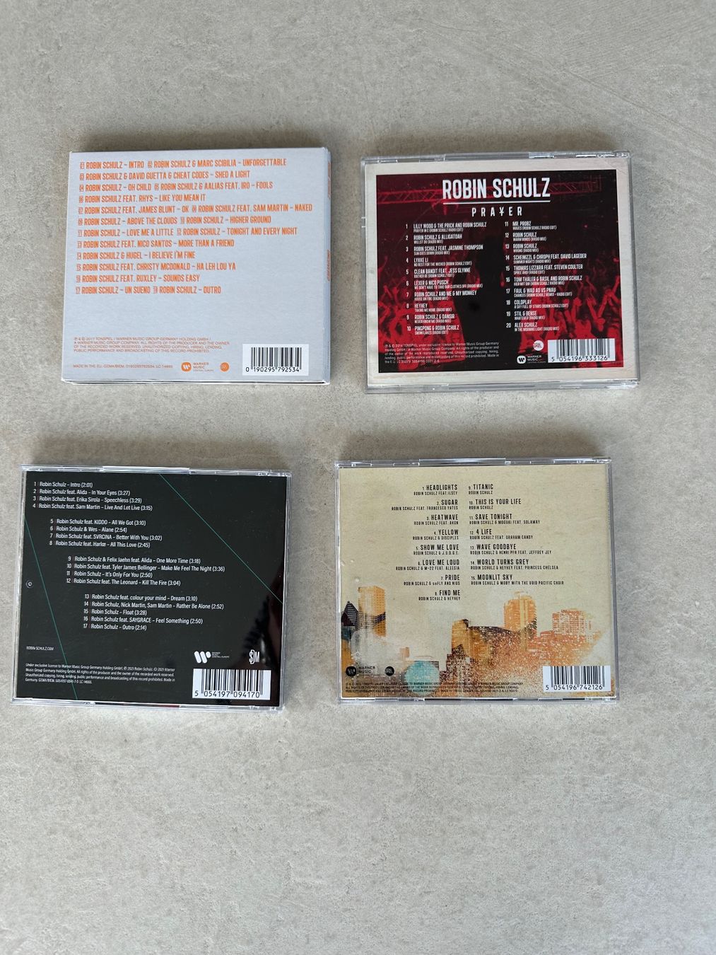 CD: 4 CDs Robin Schulz – Usato da Unterterzen venduto da mor_nv9n 1