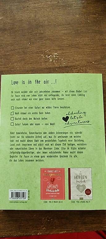 Bücher: Bucketlist für Paare – Gebraucht aus Samstagern von StellaSnuppe 1