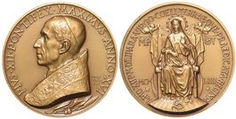 Rom, Pius XII., Bronzemedaille 1954
