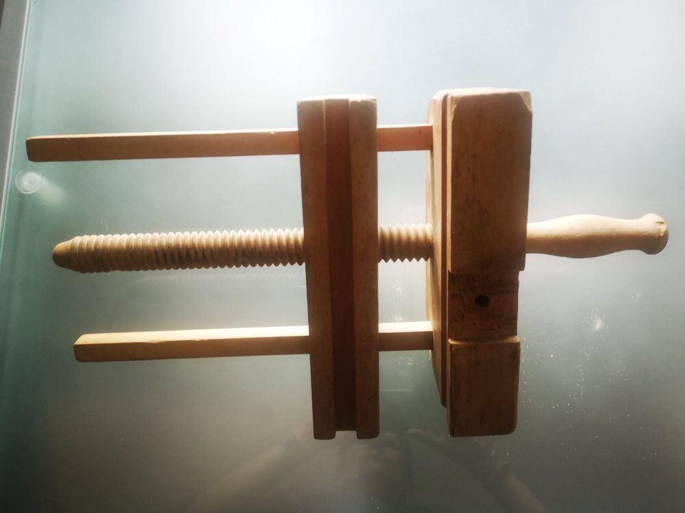 Serre-joint En Bois Ancien Vintage - Longueur 127 Cm, Robuste, Pour Menuiserie