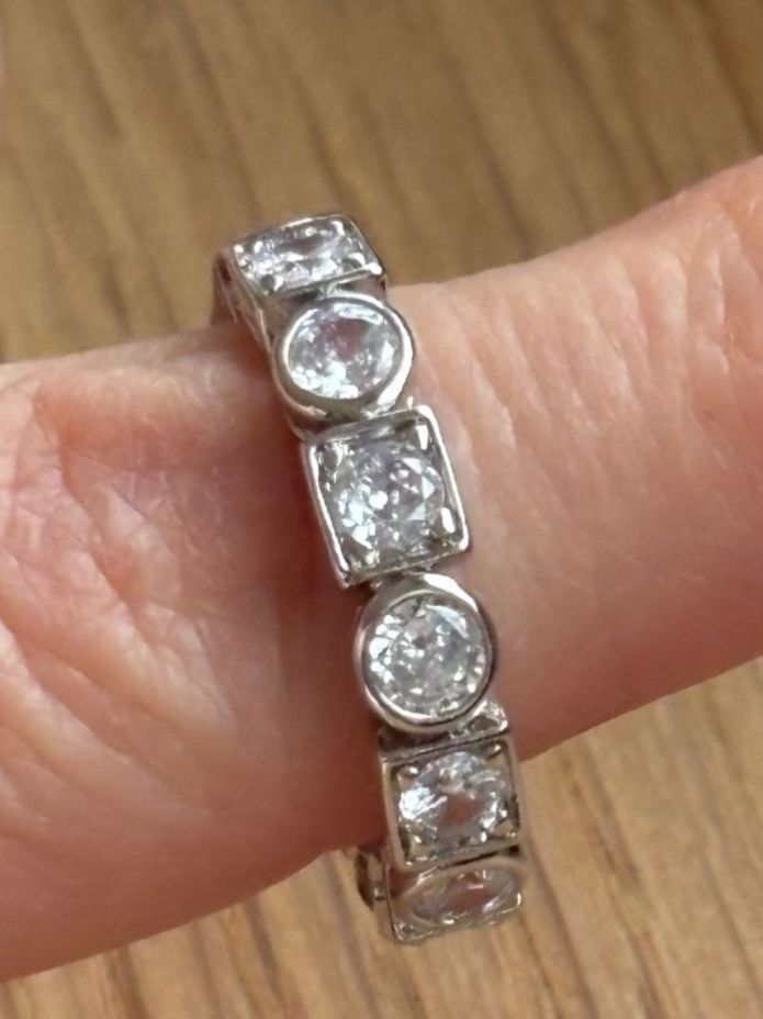 Anelli: Luxus Elegante Gr.18:8 Ring  Memoire Silberfarben – Nuovo (secondo la descrizione) da Biel-Bienne venduto da Roserosse13 7