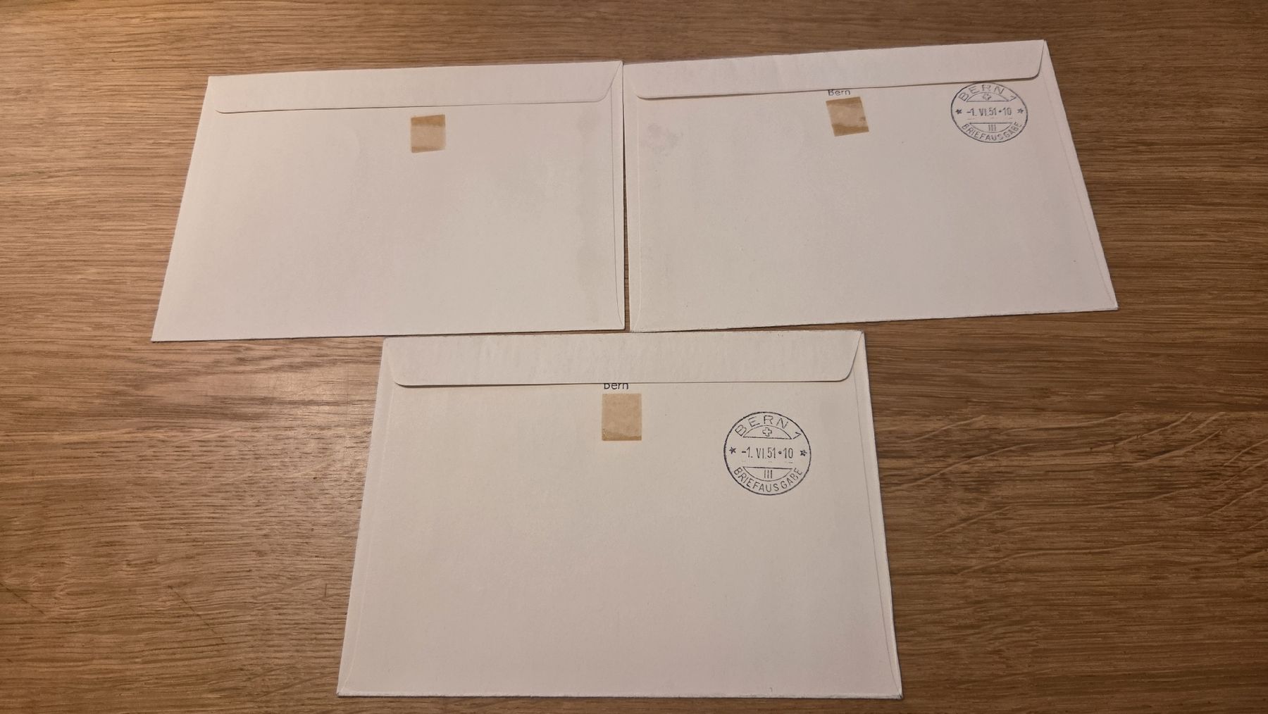 Tutti i francobolli: 1951 3 Brief  FDC Pro Patria  – Usato da Arni AG venduto da Moth68 1