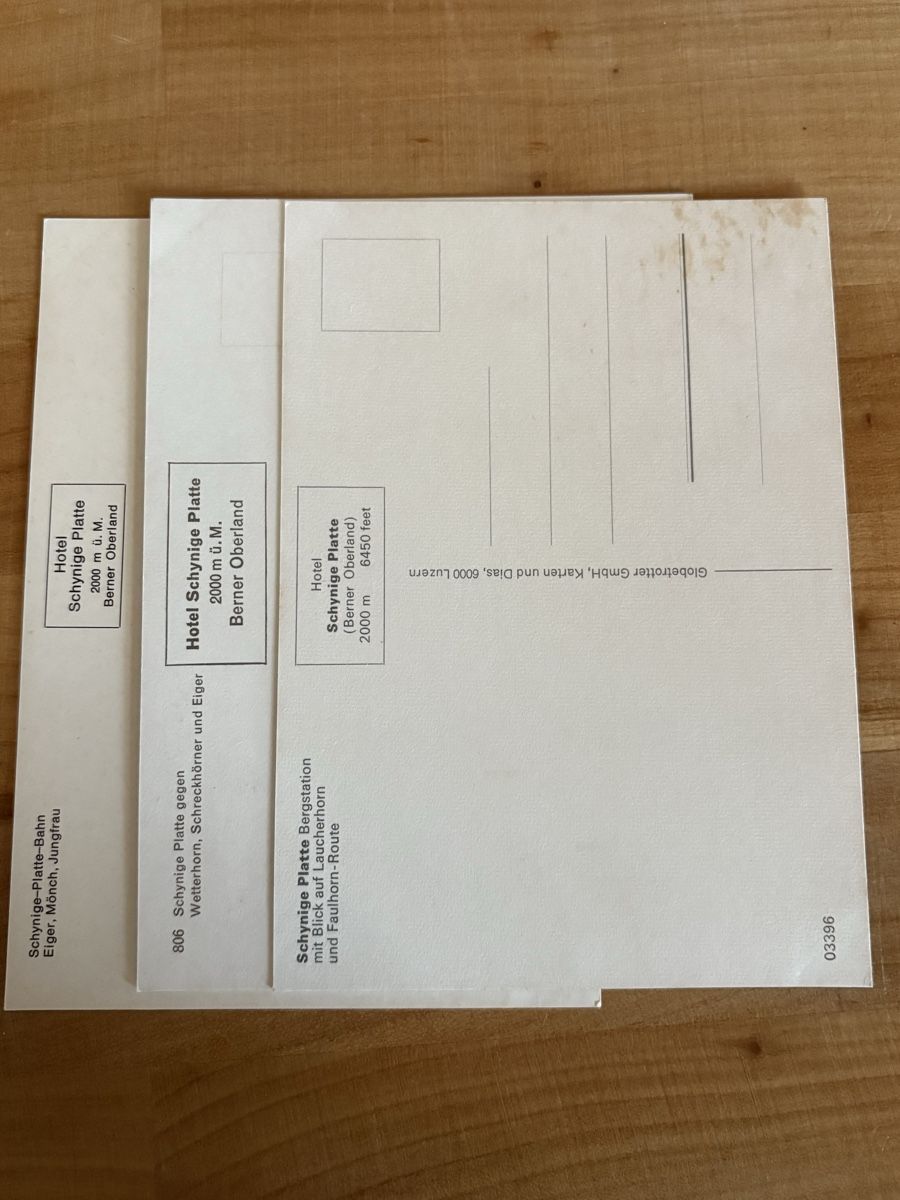 Cartes postales: AK von Schynige Platte – D'occasion à Rümlang par Kartenpost1 1