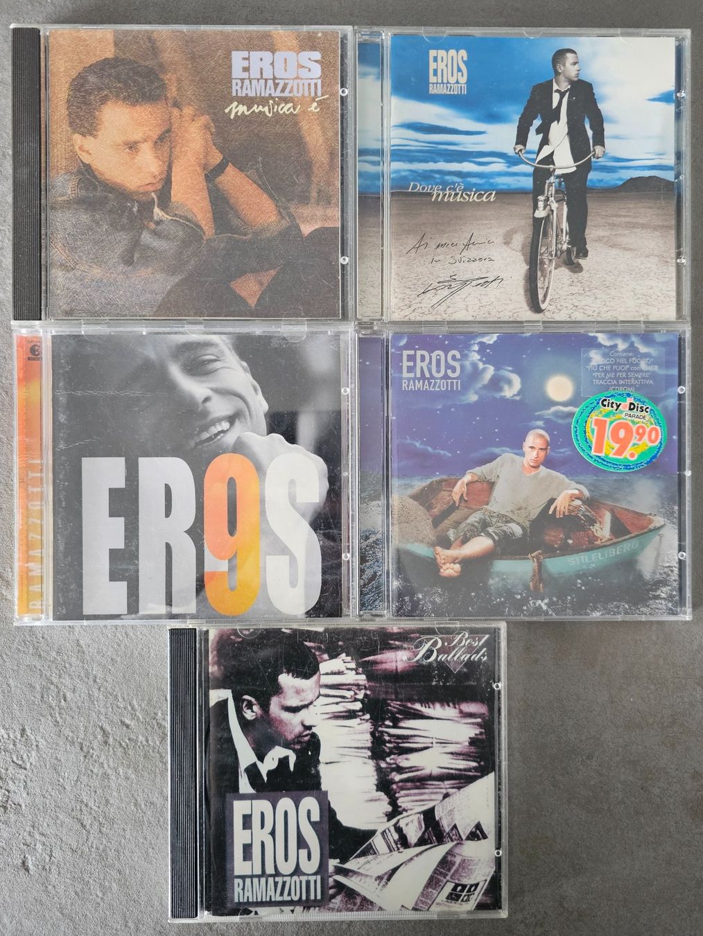 CD: Eros Ramazzotti CD's – Usato da Unterkulm venduto da Chaplyn2018
