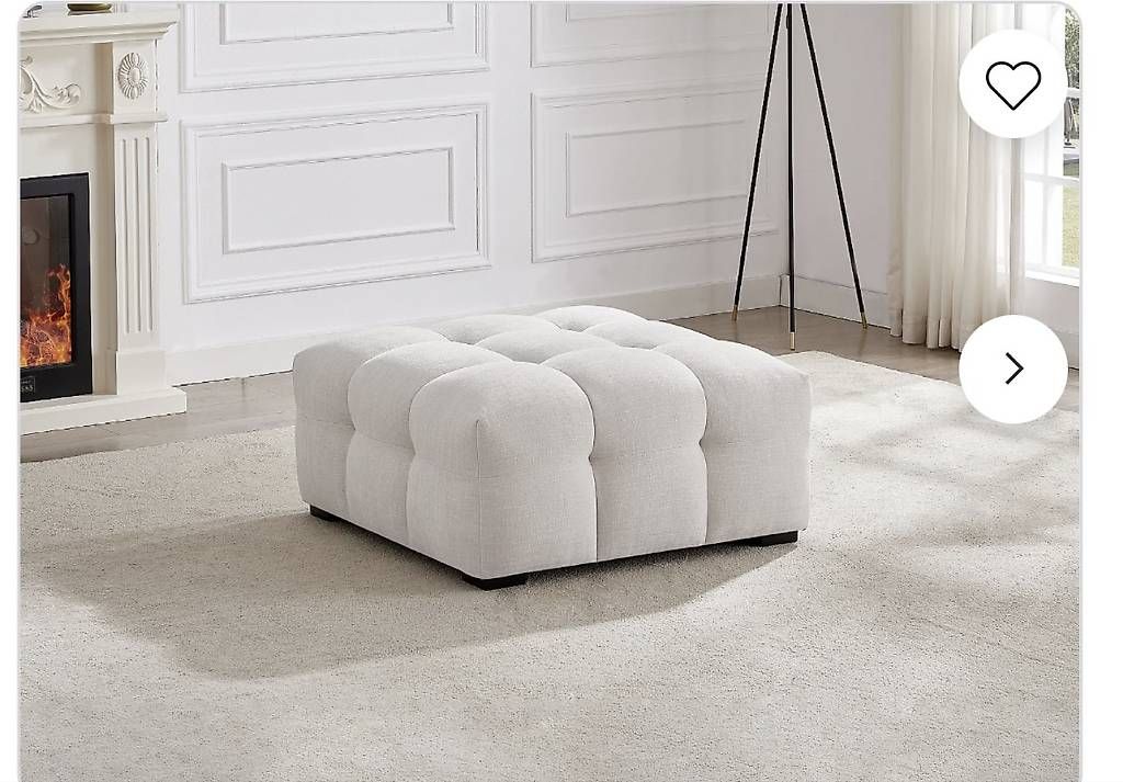 Sgabelli: Hocker beige Stoff praktisch wie neu – Usato da Oberentfelden venduto da Amorsa