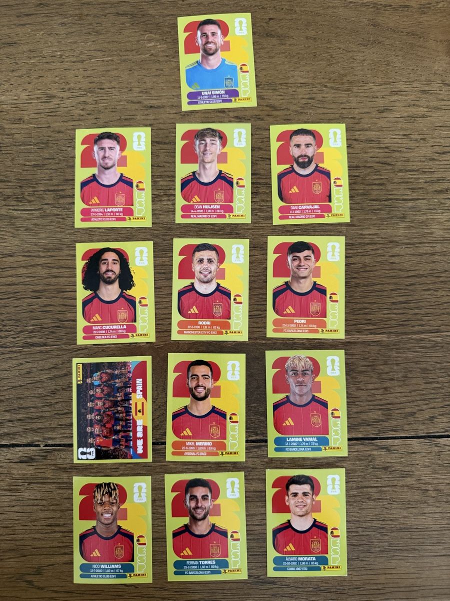 Panini Carte collezionabili: Panini WM 2026 Sticker, Diverse Spanien – Nuovo (secondo la descrizione) da Seengen venduto da Gegu2