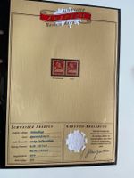 Schweizer Briefmarke: 10 Rp. rot Type I+II, Abart, Top!