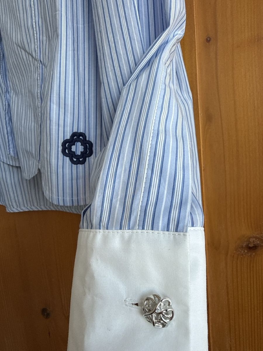 Maje Camicette: Maje Striped Shirt Size 2 – Nuovo (secondo la descrizione) da Zürich venduto da jbeauxarts 1
