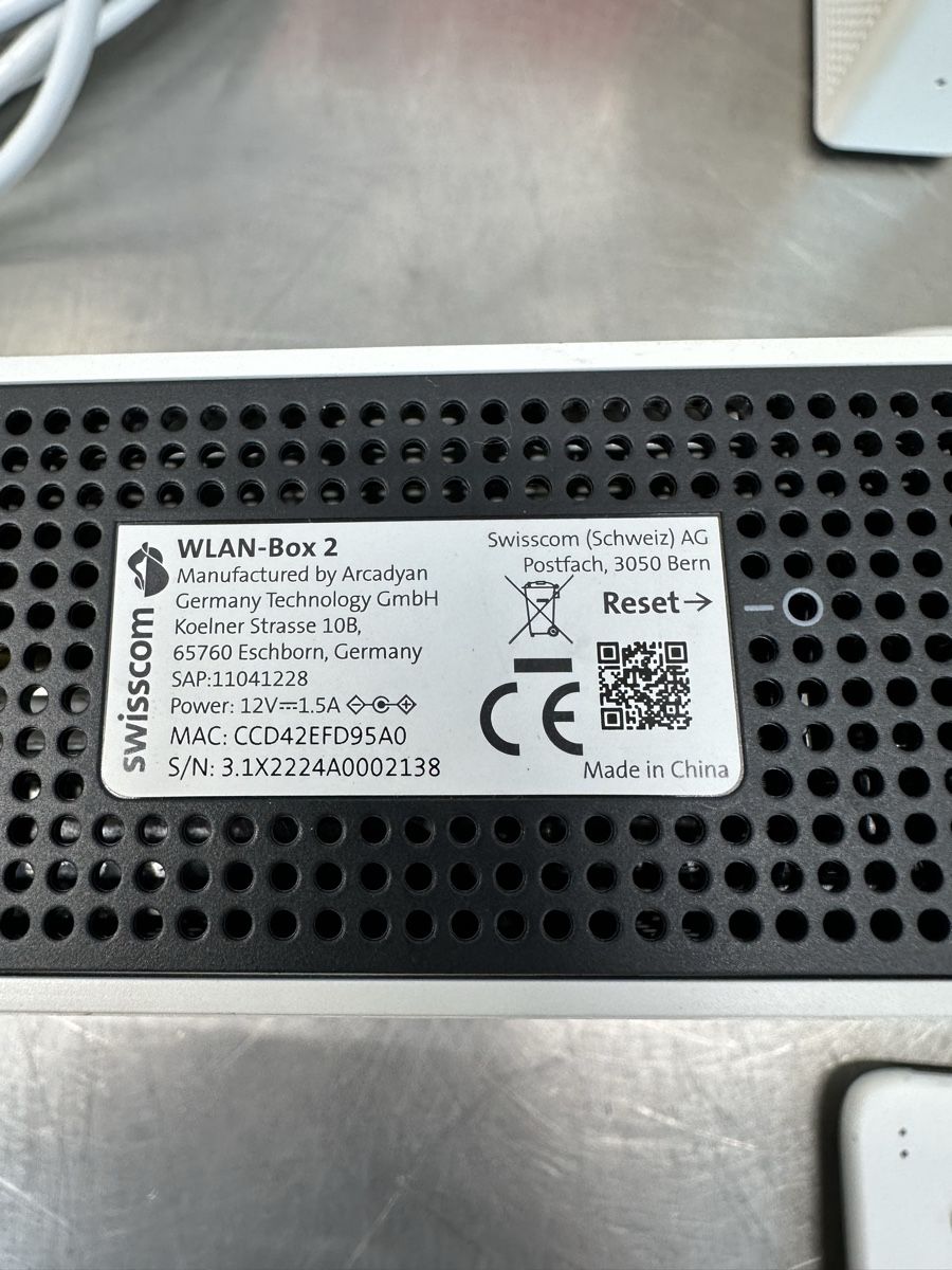 Swisscom Audio- & Mediensysteme: Swisscom Internet-Box 3 und WLAN-Box 2 Set mit Apple TV – Gebraucht aus Schwende von weesli 5
