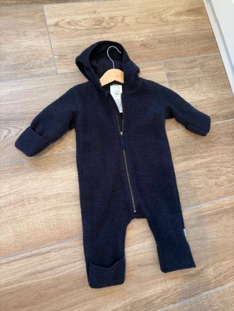 HESSNATUR Wollfleece-Overall aus reiner Merinowolle (NEU)