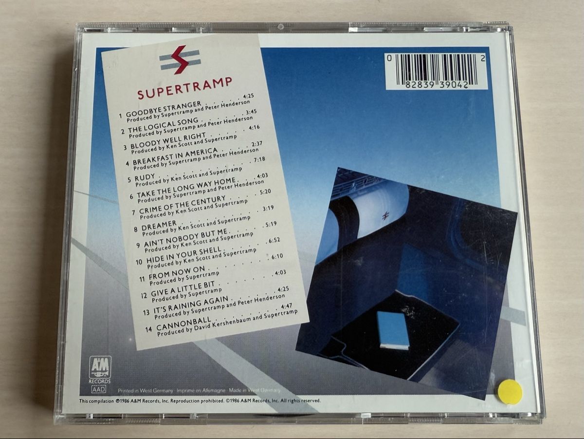 CD: Supertramp - The Autobiography - CD 1986 – Usato da Oberried Brienz venduto da Chyara 1