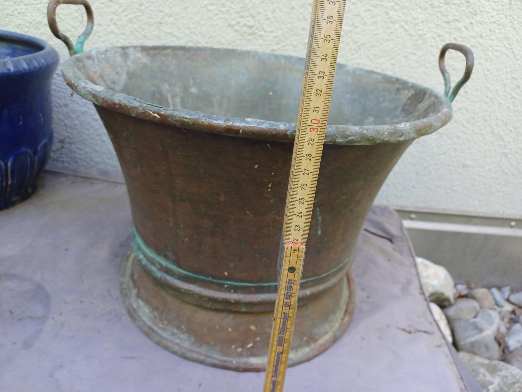Pentole: Kupferkessel mit Griffen, Topf, Garten, Deko – Usato da Herisau venduto da ugr_prb5 1