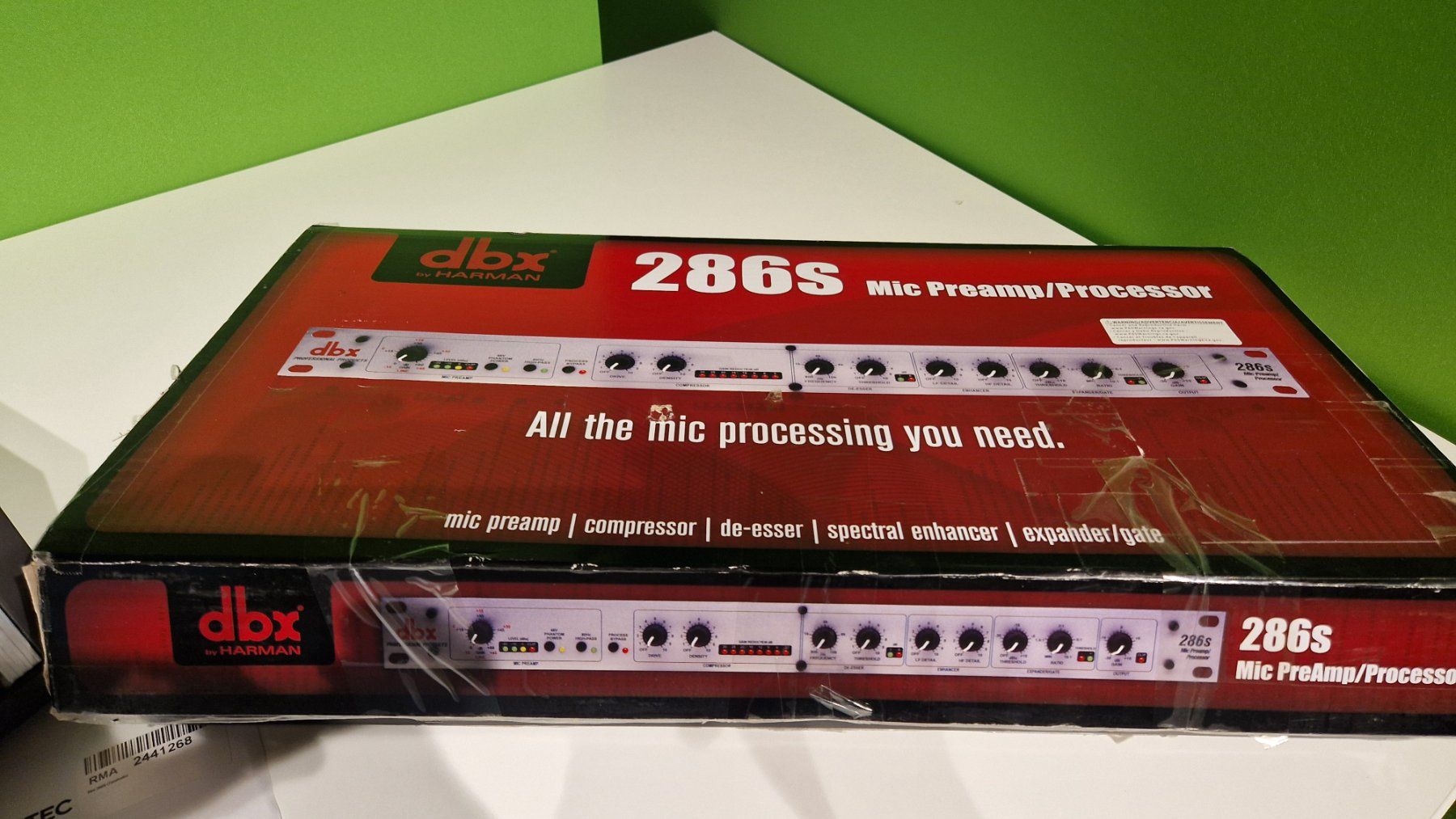 Dbx Amplificatori: 2× dbx 286s Preamp/Processor inkl. Thon Rackcase – Usato da Schwarzenegg venduto da hamsta93 1