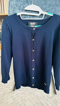 DKNY, Cardigan / Strickjacke, Gr. M, Dunkelblau, Wie NEU