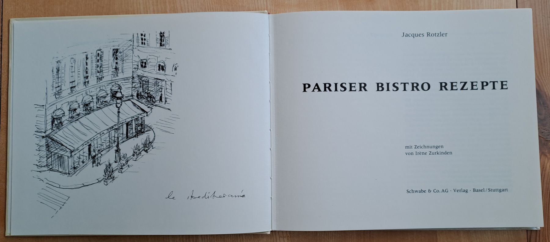 Bücher: Jacques Rotzler Pariser Bistro Rezepte 1987 – Gebraucht aus Trogen von Limboo 1