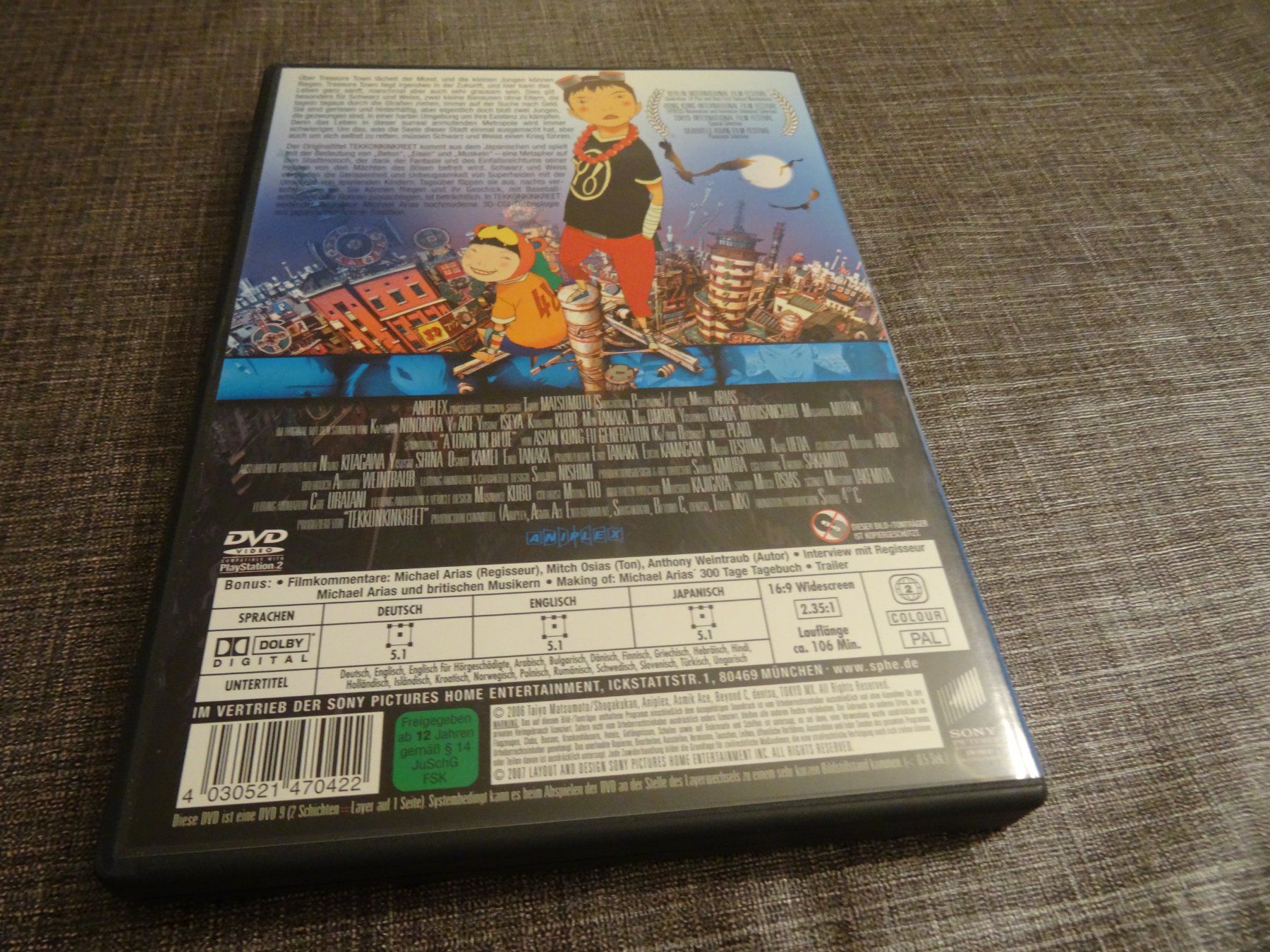 Alle DVDs: Tekkonkinkreet DVD – Gebraucht aus Olten von Disc-Verkauf 2