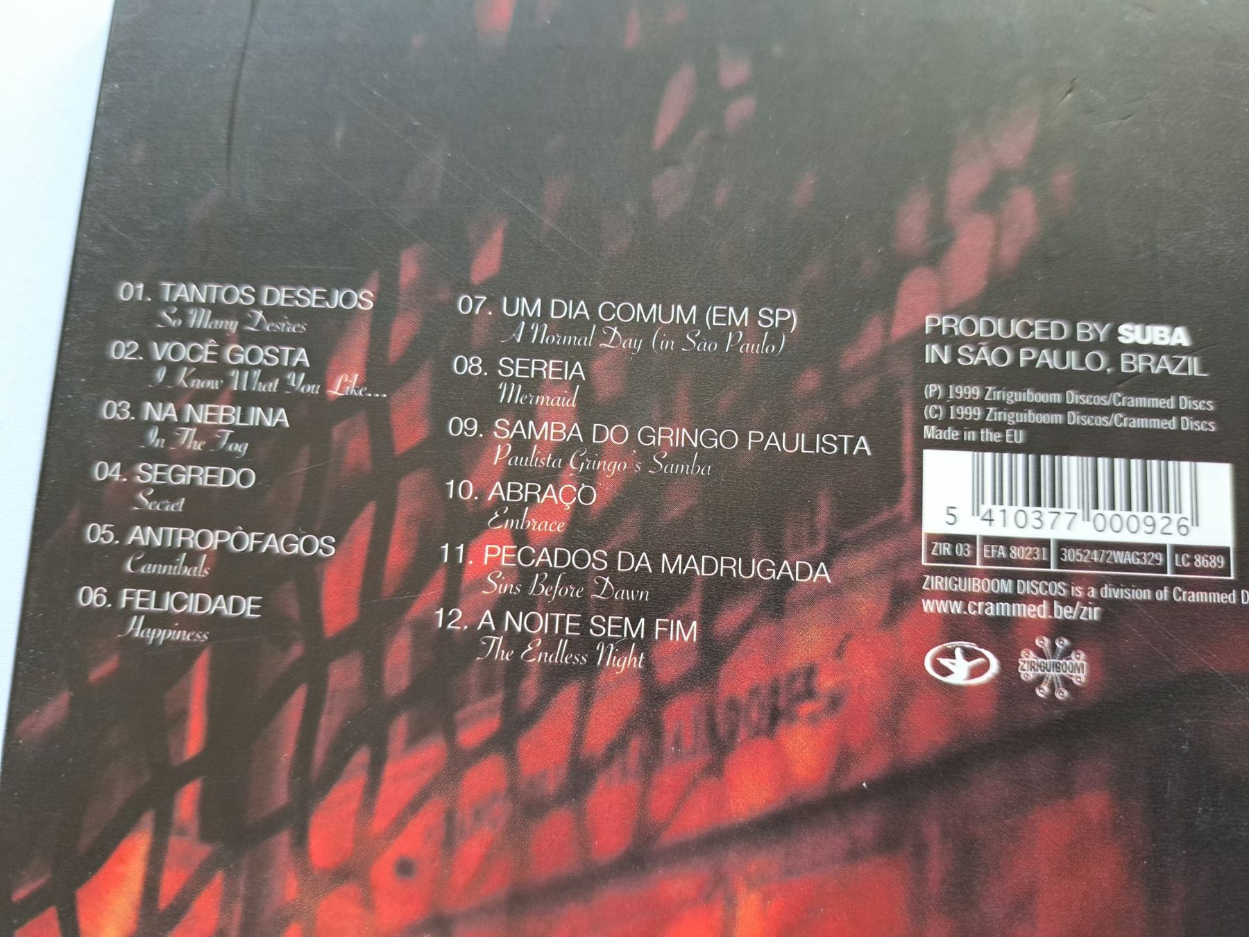 CDs: Suba - Sao Paulo Confessions – Gebraucht aus Pully von bro_n52j 2
