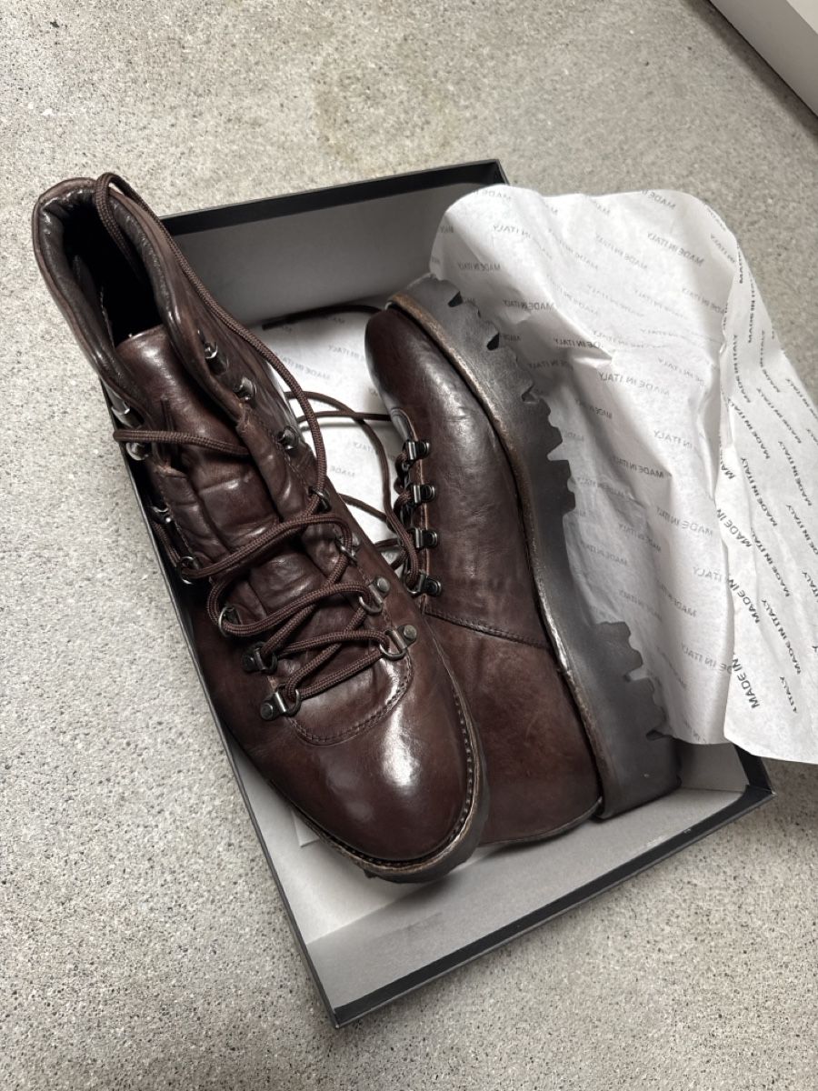 Scarpe da uomo: Lederstiefel in 43 – Nuovo e nell'imballaggio originale da Oberrieden venduto da edikk