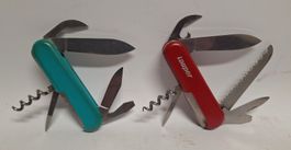 2 Sackmesser Taschenmesser Couteau Knive Wenger Delémont