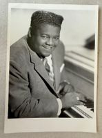 🟡Star Foto AUTOGRAMM Fats Domino Sänger 1956 50er VINTAGE