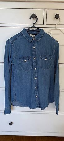 Jeans-Bluse von H&M Gr. 36